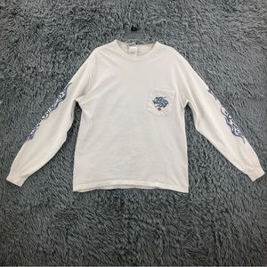 Harley Davidson Shirt Mens Medium Spellout Revolutionary Virginia Long Sleeve